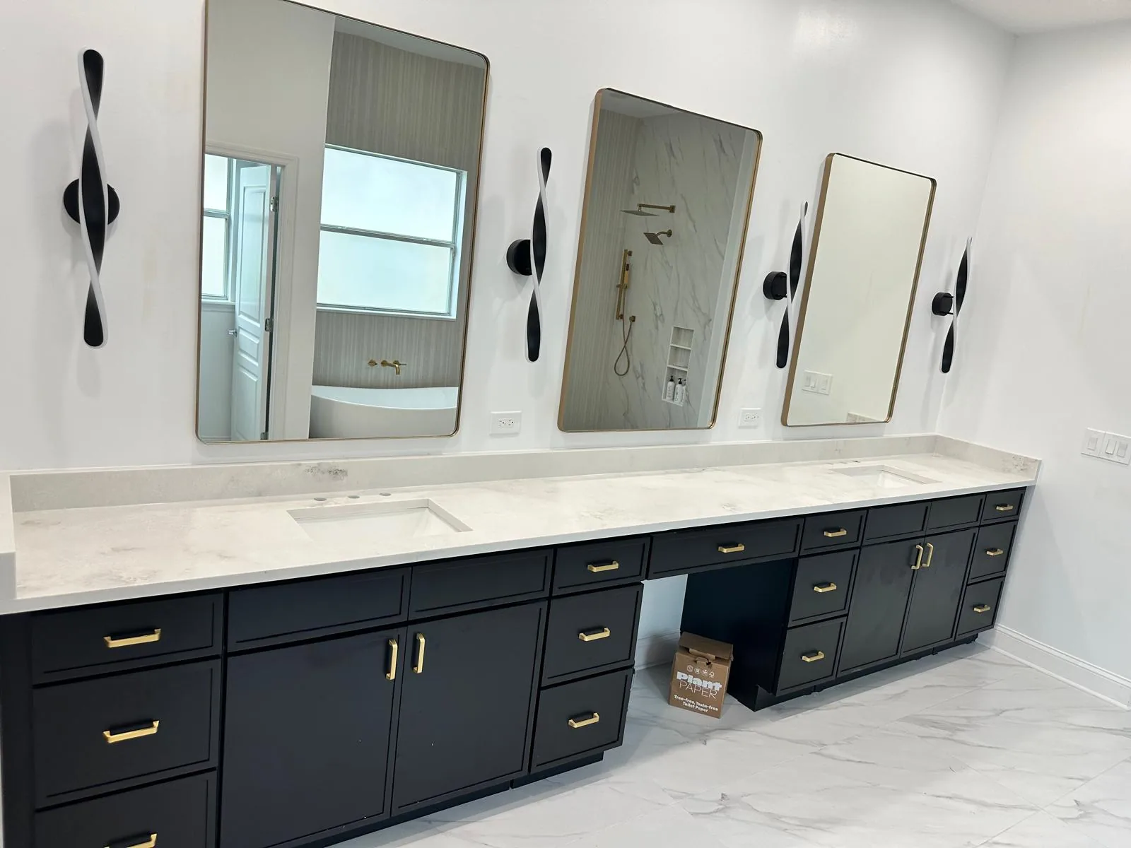 Bathroom Vanities project by Planet Granite