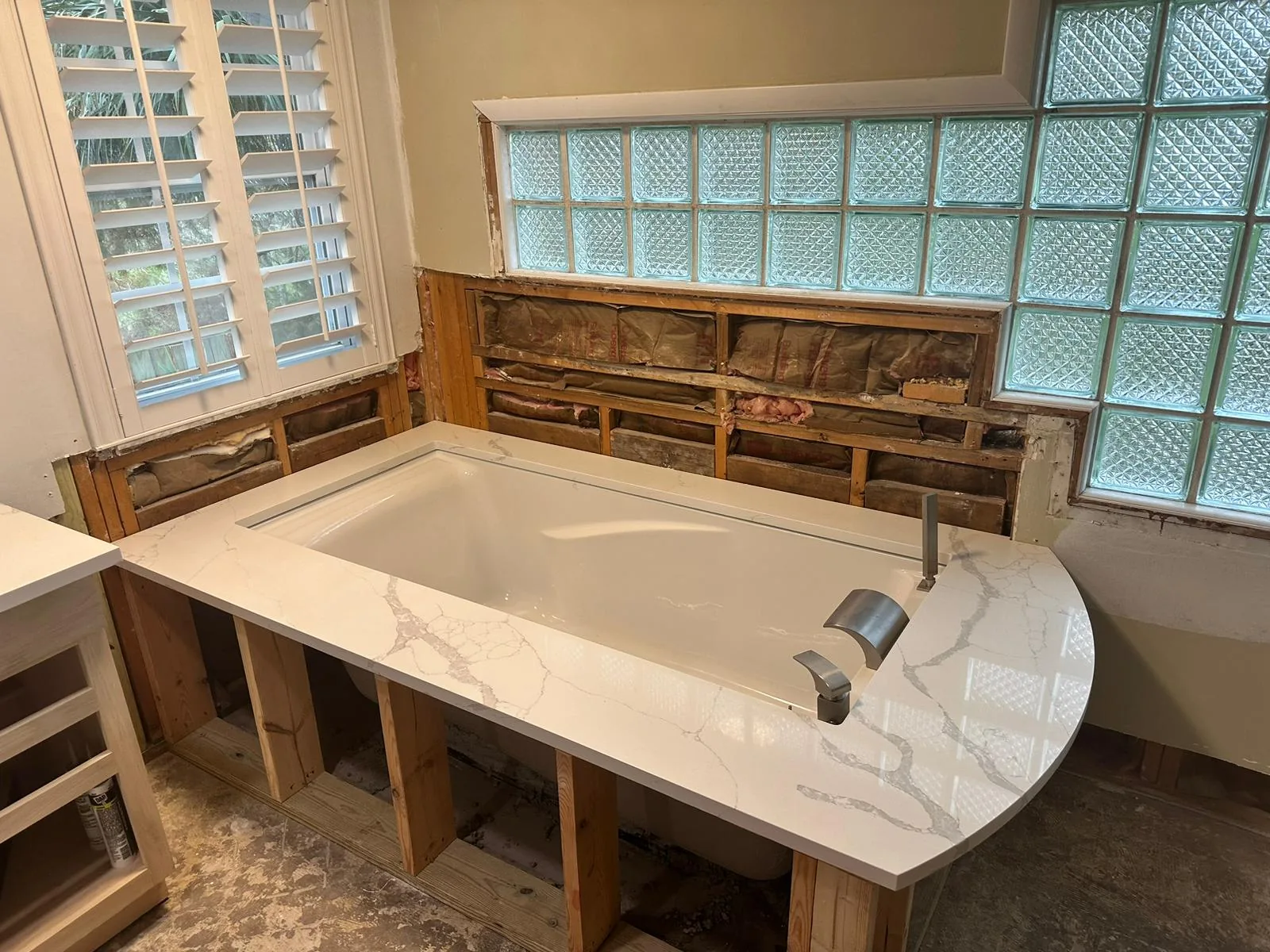 Bathroom vanity stone project