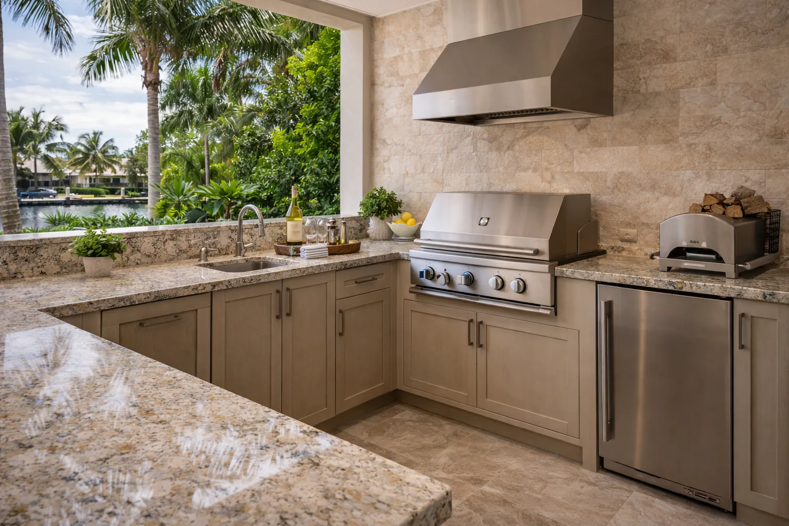 Outdoor Kitchens project by Planet Granite